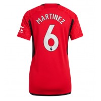 Manchester United Lisandro Martinez #6 Replica Home Shirt Ladies 2023-24 Short Sleeve